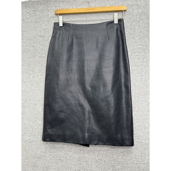 & Other Stories Dresses & Skirts - & OTHER STORIES BLACK LEATHER PENCIL SKIRT, SIZE 6